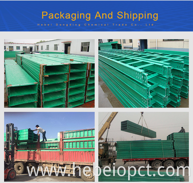 Glass fiber reinforced plastics ladder frp composite cable tray